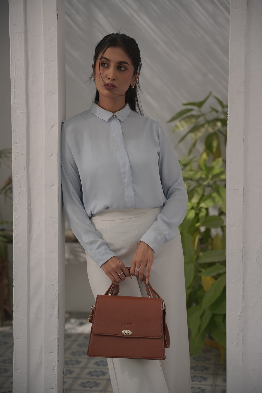 Poise Bag – Premium Faux Leather Crossbody & Shoulder Bag for Women | Flap + Zip | Gold-Tone Accessories