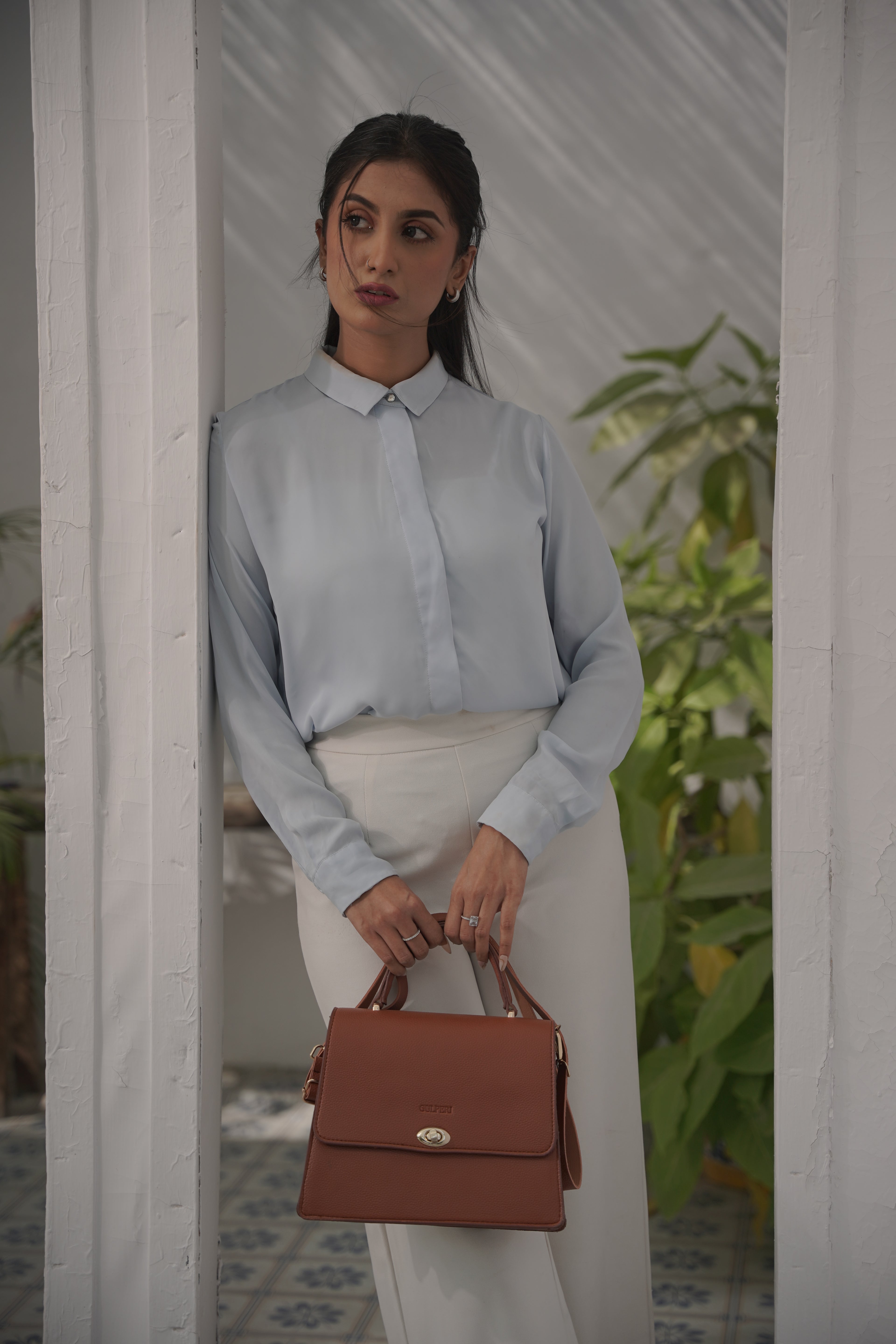 Poise Bag – Premium Faux Leather Crossbody & Shoulder Bag for Women | Flap + Zip | Gold-Tone Accessories