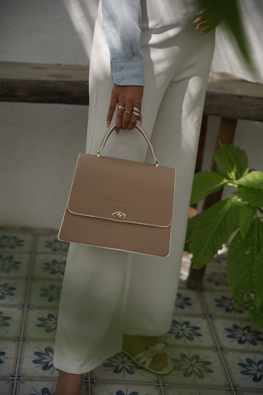 Poise Bag – Premium Faux Leather Crossbody & Shoulder Bag for Women | Flap + Zip | Gold-Tone Accessories