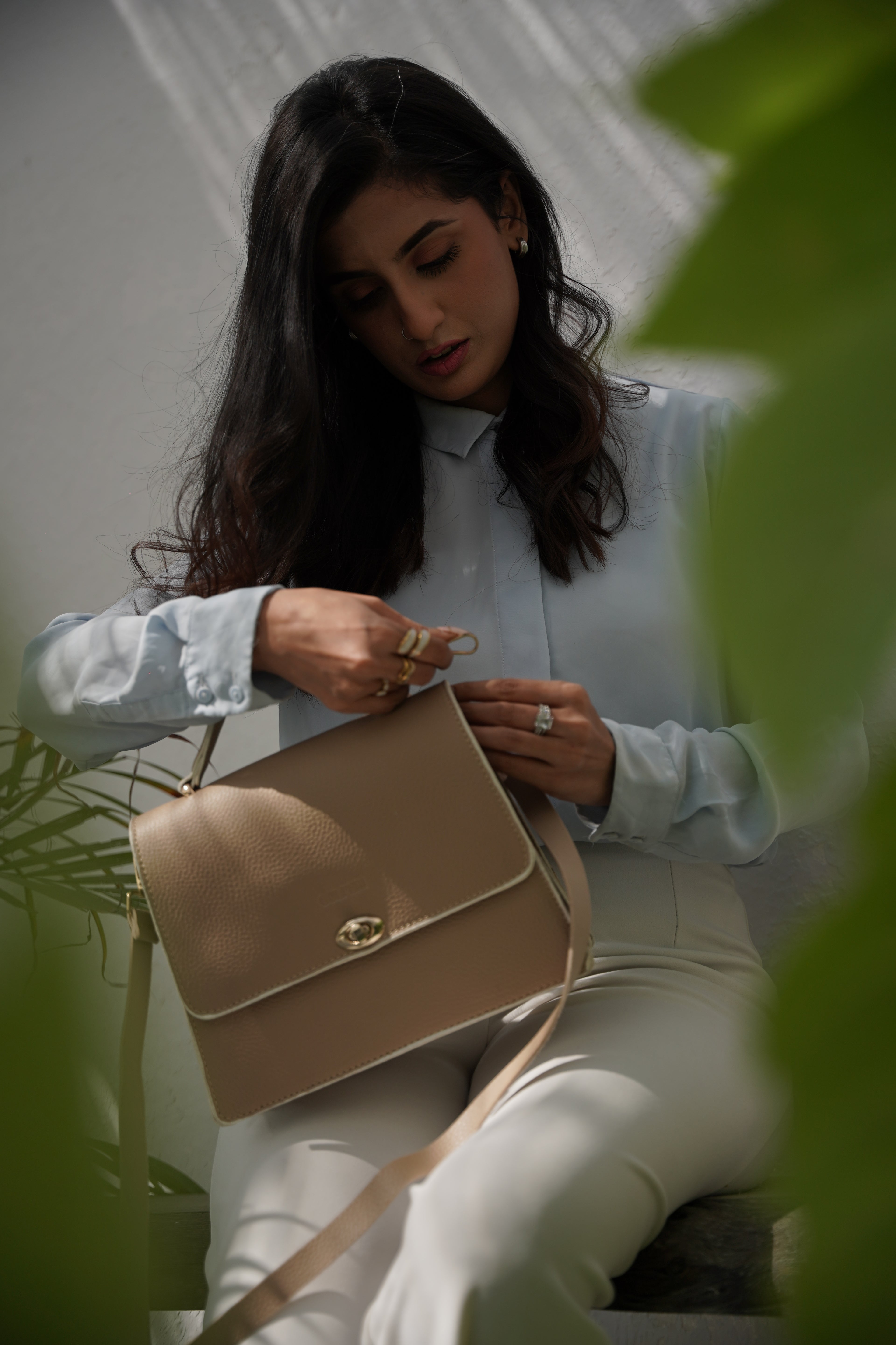 Poise Bag – Premium Faux Leather Crossbody & Shoulder Bag for Women | Flap + Zip | Gold-Tone Accessories