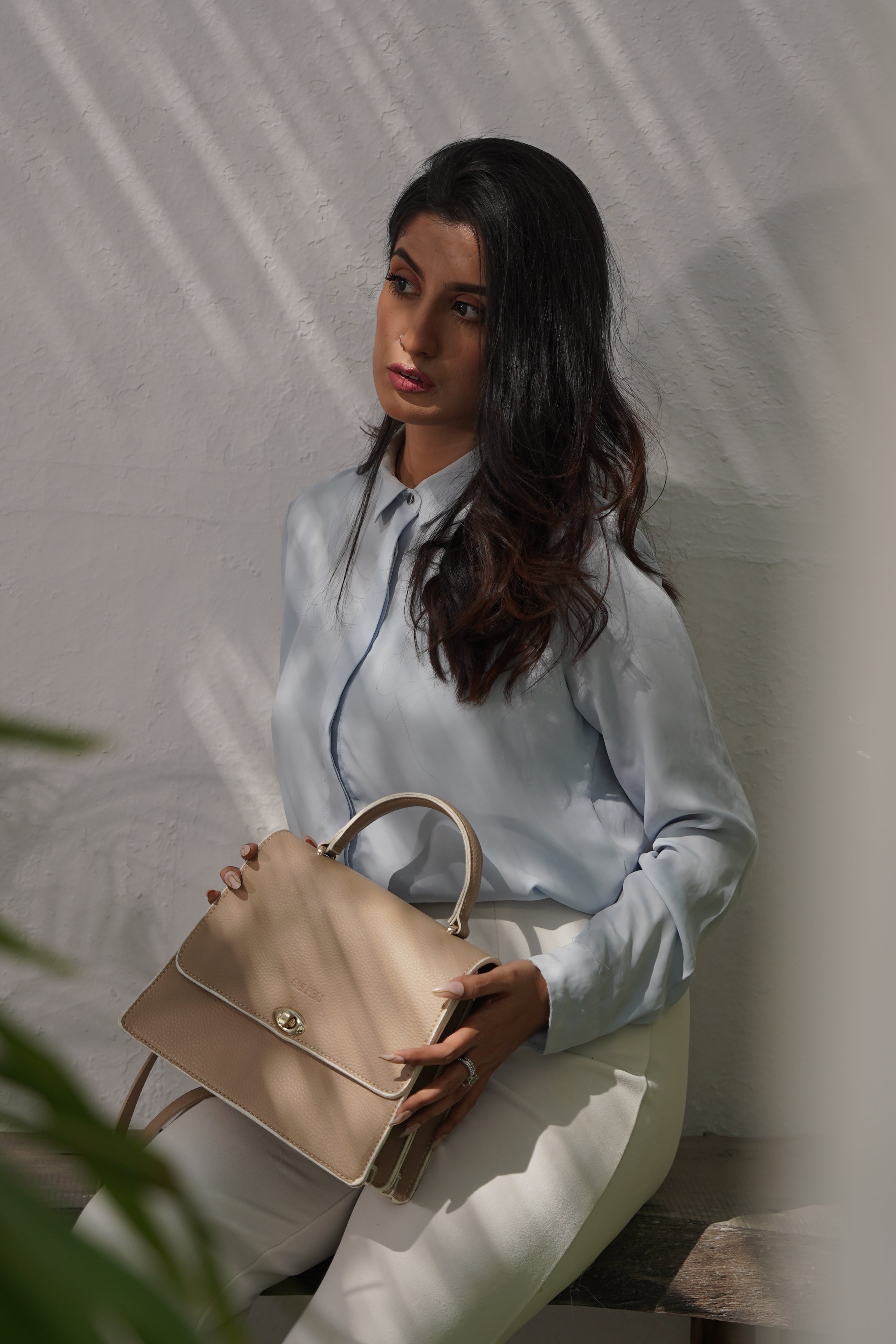 Poise Bag – Premium Faux Leather Crossbody & Shoulder Bag for Women | Flap + Zip | Gold-Tone Accessories