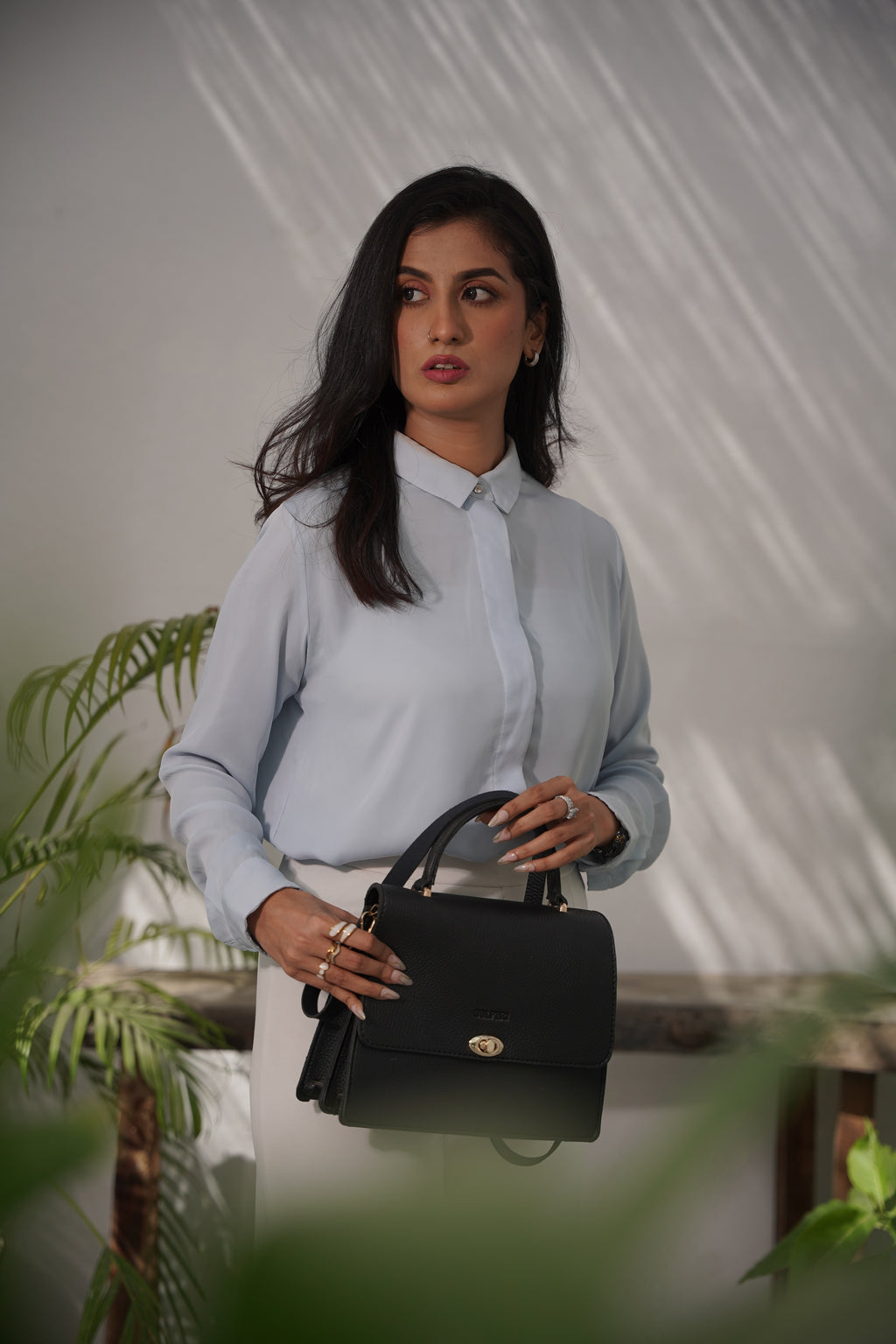 Poise Bag – Premium Faux Leather Crossbody & Shoulder Bag for Women | Flap + Zip | Gold-Tone Accessories