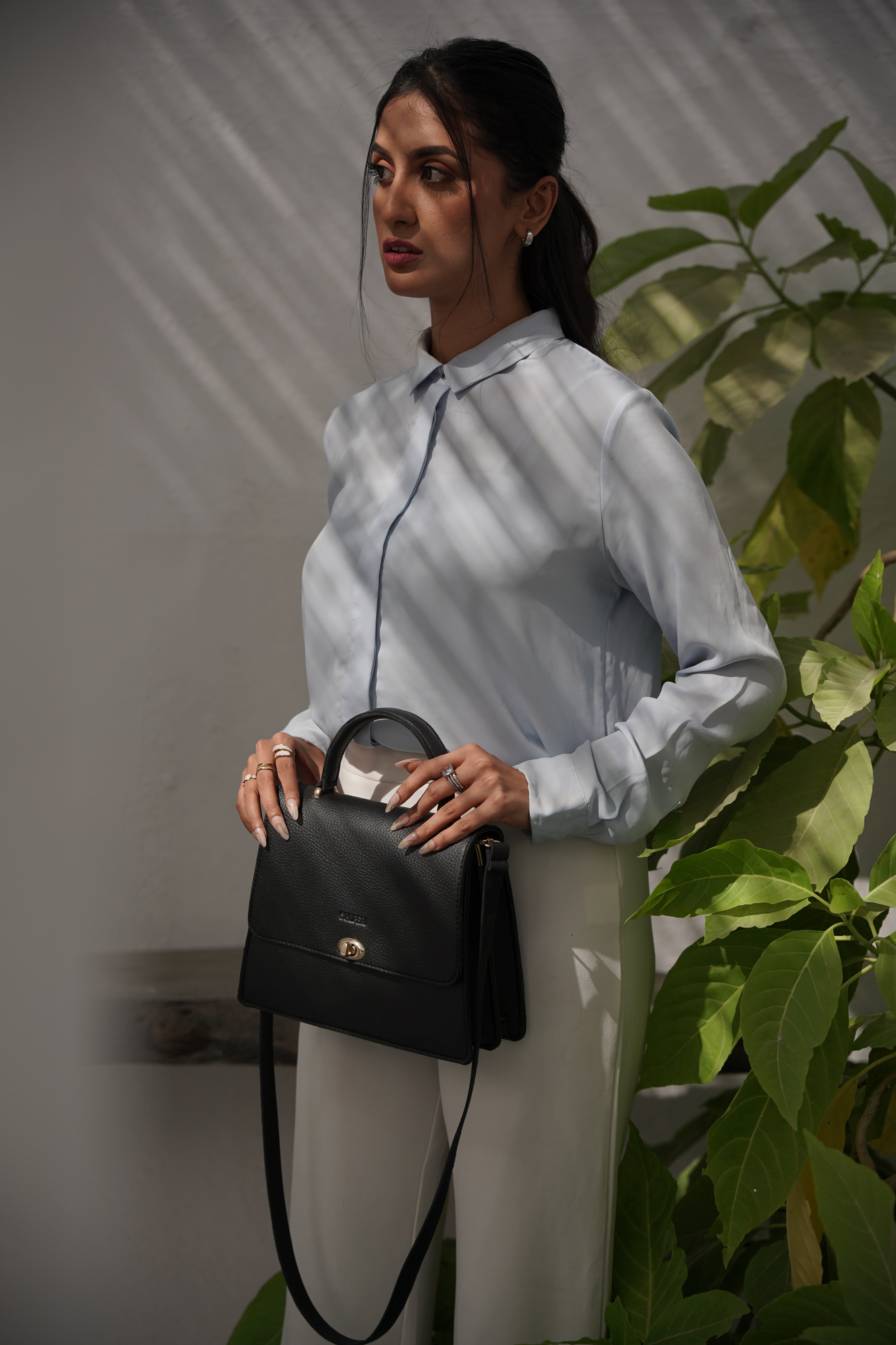 Poise Bag – Premium Faux Leather Crossbody & Shoulder Bag for Women | Flap + Zip | Gold-Tone Accessories