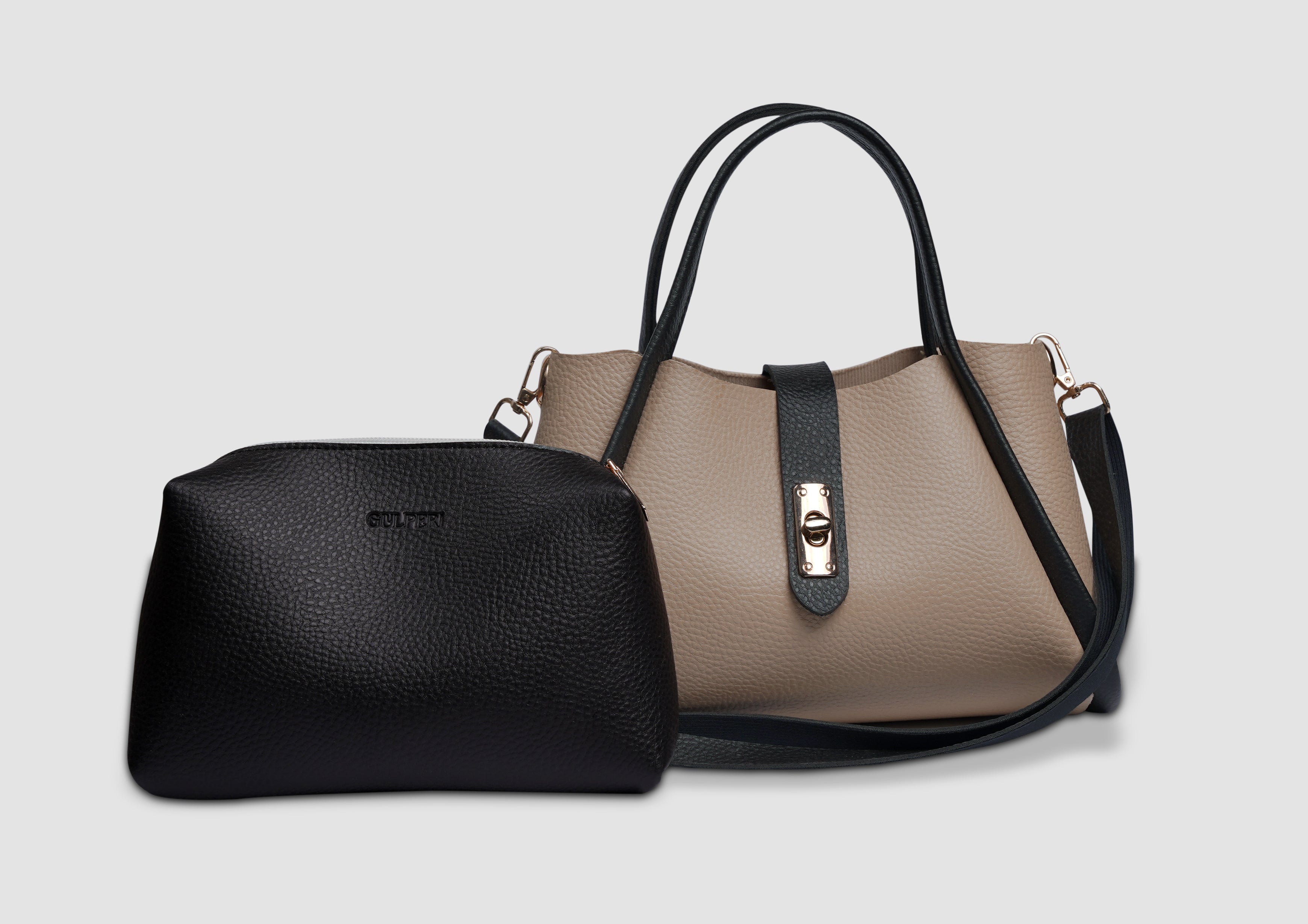 Mini Bee Handbag – Premium Faux Leather Women’s Shoulder & Crossbody Bag | Lock Closure | Gold-Tone Accessories